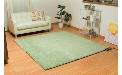 電気ホットカーペット 2畳 176×176 温度調節無段階 6時間OFF IHC-20-Hグレー｜あったか リビング ダニ退治機能 OFFタイマー 