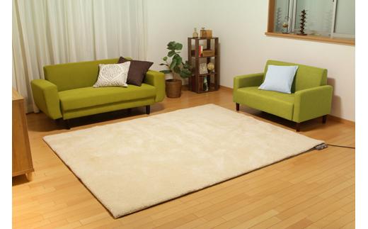 電気ホットカーペット 3畳 195×235 温度調節無段階 IHC-30-Hグレー 6時間OFFタイマー ｜あったか リビング ダニ退治機能 OFFタイマー 