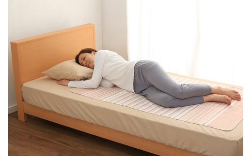 電気しき毛布 140×80cm 敷きタイプ EHB-1408-T ブラウン 洗える 温度無段階調節｜丸洗いOK ダニ退治機能 あったか 寒さ対策 省エネ 