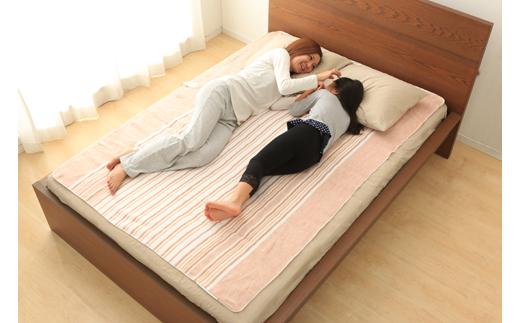 電気しき毛布 190×130cm 敷きタイプ 省エネ室温センサー付 EHB-1913-Tブラウン 洗える 温度無段階調節｜丸洗い 丸洗いOK 洗える あったか 室温センサー 寒さ対策  