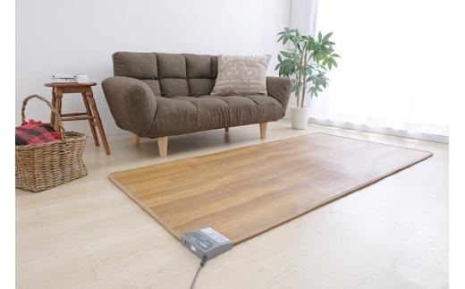 ホットカーペット 176×88cm はっ水加工 HCM-1809FL-M 木目 アイリスオーヤマ｜お手入れ簡単 拭くだけ