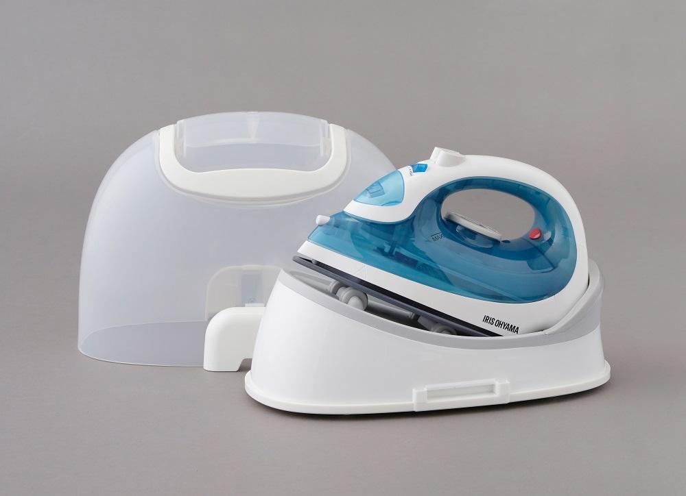 アイロン コードレス ケース付 スチーム セラミックコート ケース付きコードレスアイロン アイリスオーヤマ 家電 電化製品 家庭用 持ち運び セラミック IRN-CL18CC-LA