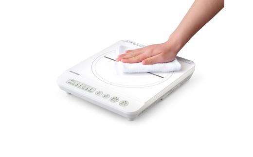 IHコンロ 1口 1400W アイリスオーヤマ 火力6段階 一人暮らし 新生活 大火力 ハイパワー 卓上 多用途 自動OFF 温か 保温 IHK-T35-W