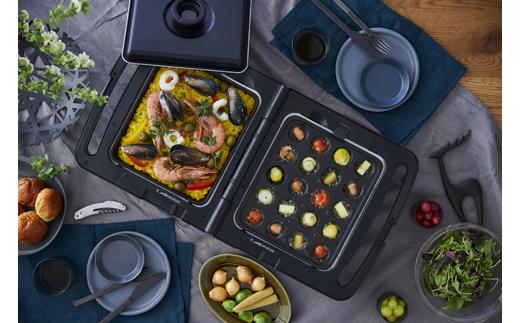 両面ホットプレート DPOL-301-B ブラック