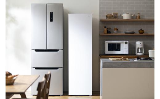 冷凍庫 195L  家庭用 自動霜取り 霜取り 収納 ファン式 前開き フリーザー 冷凍ストッカー 冷凍 キッチン家電 冷凍 作り置き ストック 自動霜取 省エネ エコ 節電 IUSN-20A-W ホワイト