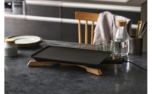 ホットプレート 薄型ホットプレート 無段階温度調節 減煙モード スマート収納 簡単お手入れ フッ素加工 アイリスオーヤマ 家電 キッチン家電 電化製品 IHU-A10-B ブラック