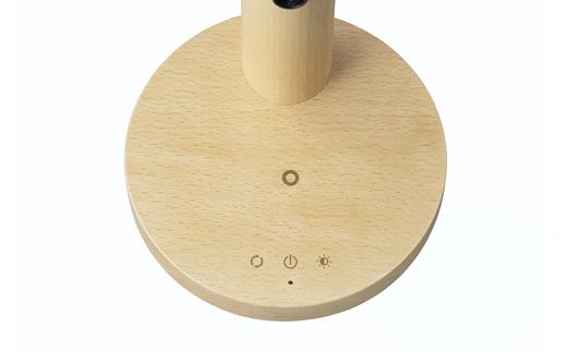 LEDデスクライト ワイヤレス充電 USBポート付 デザインタイプ  Qi充電シリーズ平置きタイプ調光調色 アイリスオーヤマ 家電 電化製品 調光無段階 調色3段階 LDL-QF02DL-T ウッド