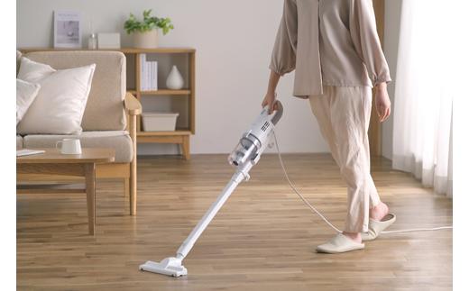 掃除機 AC式サイクロンスティッククリーナー アイリスオーヤマ コード式 サイクロン 一人暮らし 省スペース 吸引力 2WAY SCA-112-W ホワイト