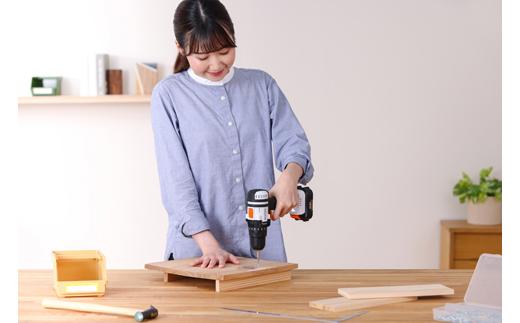 電動ドライバー ドライバドリル 10.8V 充電式 バッテリー付き 充電式ドライバドリル アイリスオーヤマ 家電 電化製品 ビット10本 小型ハイパワー JCDBL35 ホワイト