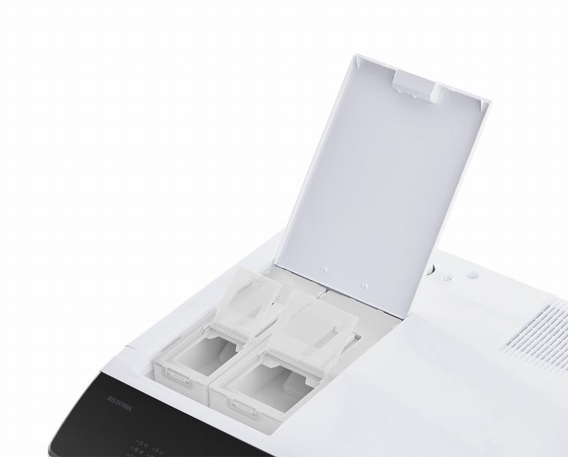 洗濯機 ドラム式洗濯乾燥機 洗濯乾燥機 ドラム式 8kg 乾燥5kg 左開き 洗剤自動投入 温水洗浄 節水 ファイブセンシング 洗剤自動投入 アイリスオーヤマ 節水 HDK852Z-Wホワイト