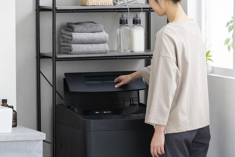 洗濯機 全自動洗濯機 5.0kg  コンパクト 部屋干し時間短縮モード 一人暮らし アイリスオーヤマ 省スペース 新生活 時間短縮 部屋干し時間短縮モード IAW-T504-B ブラック