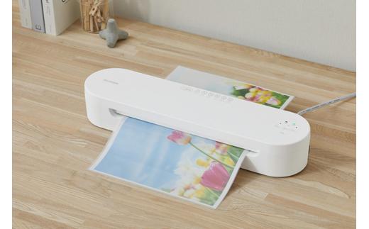 ラミネーター 高速起動ラミネーター 名刺~A3対応 高速起動 4本ローラー 75μm~150μm アイリスオーヤマ 家電 電化製品 HSL-A343-W ホワイト