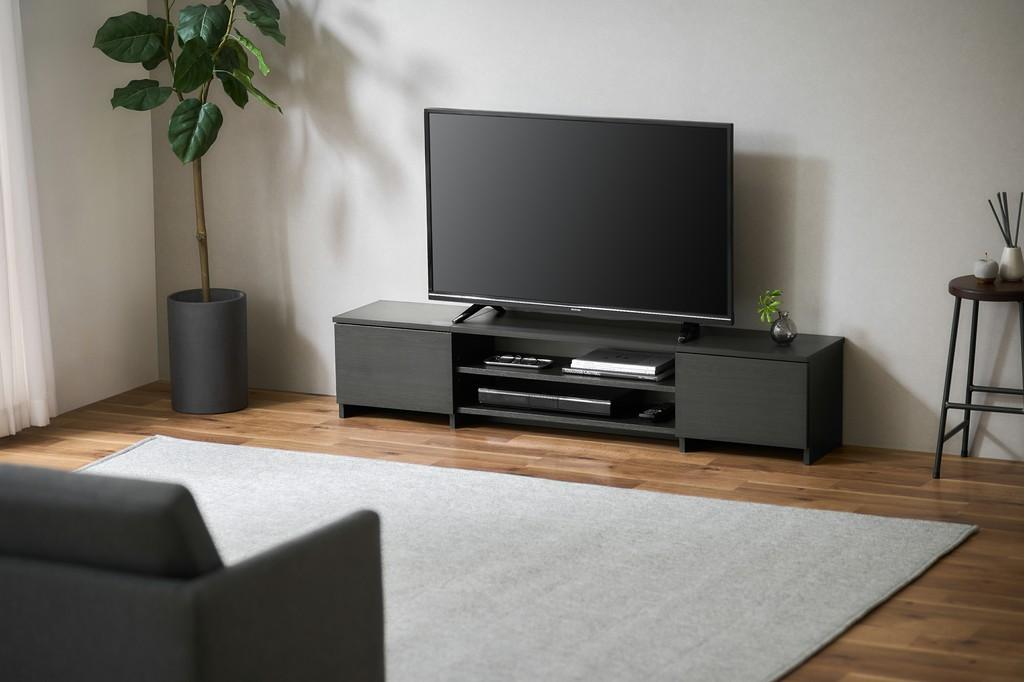 テレビ台 AVボード ボックスタイプ 一人暮らし ひとり暮らし 新生活 おしゃれ リビング インパクト 収納 木製 アイリスオーヤマ BAB-150R ブラックオーク