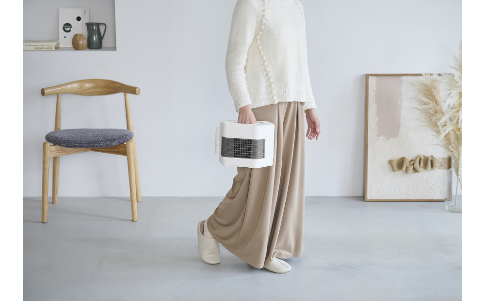 セラミックファンヒーター ACH-MN12A-W ホワイト