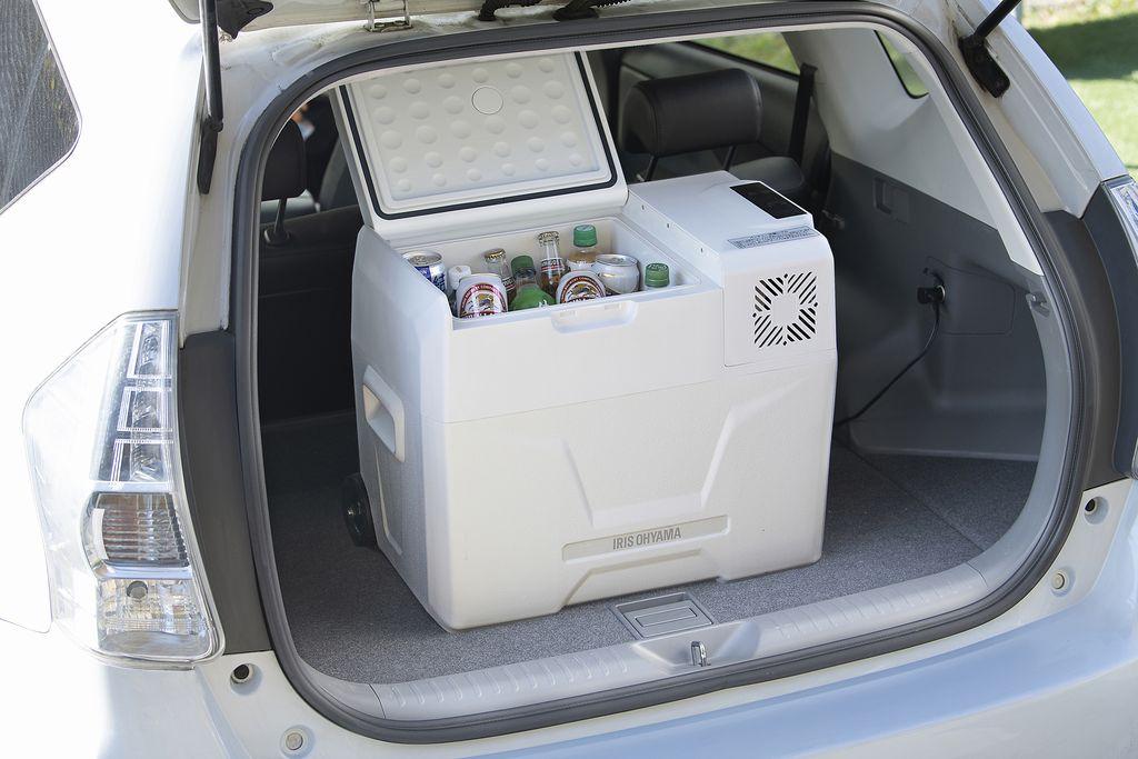 ポータブル冷蔵冷凍庫 40L 冷蔵庫 冷凍庫 DC電源 AC電源 USBポート アイリスオーヤマ 家電 アウトドア ポータブル サブ冷蔵庫 サブ冷凍庫 車載 フリーザー BBQ 小型冷蔵庫 小型冷凍庫 急速モード IPD-4B-W ホワイト