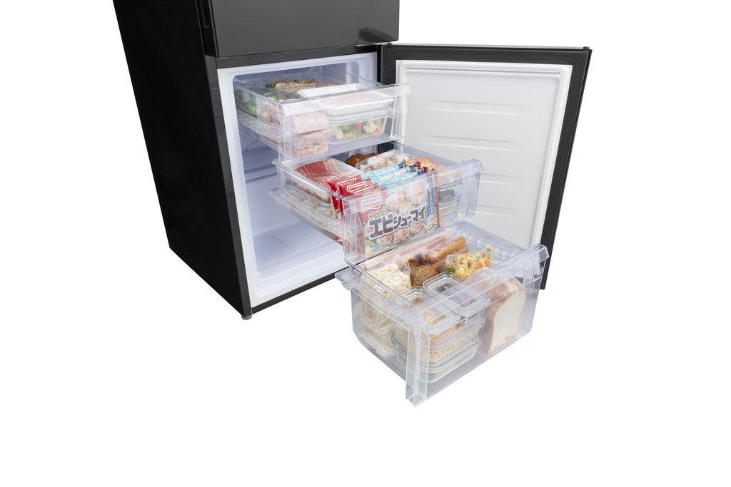 冷蔵庫 冷凍冷蔵庫 153L アイリスオーヤマ 大冷凍容量60L 大凍量 自動霜取り 一人暮らし 家庭用 2ドア 幅50 大容量 冷蔵 冷凍 冷蔵保存 冷凍保存 家電 電化製品 使いやすい 便利 おすすめ 人気 アイリス IRSN-HF15A-B ブラック
