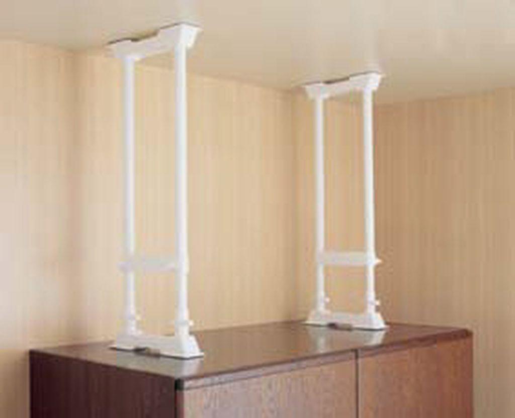 防災 家具転倒防止伸縮棒Ｌ SP-70W ホワイト