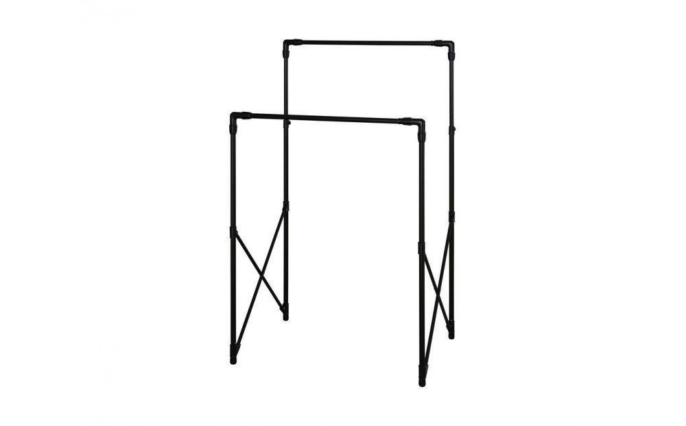 物干し  伸縮多機能スタイル物干し STSM-150 ブラック