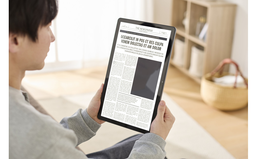 タブレット 14インチ 128GB メインメモリ6GB 8コア LUCA 大画面 ブラック 8コア wi-fi Bluetooth アイリスオーヤマ 3種センサー搭載 快適 自由自在 TM14D1M76-V1B ブラック