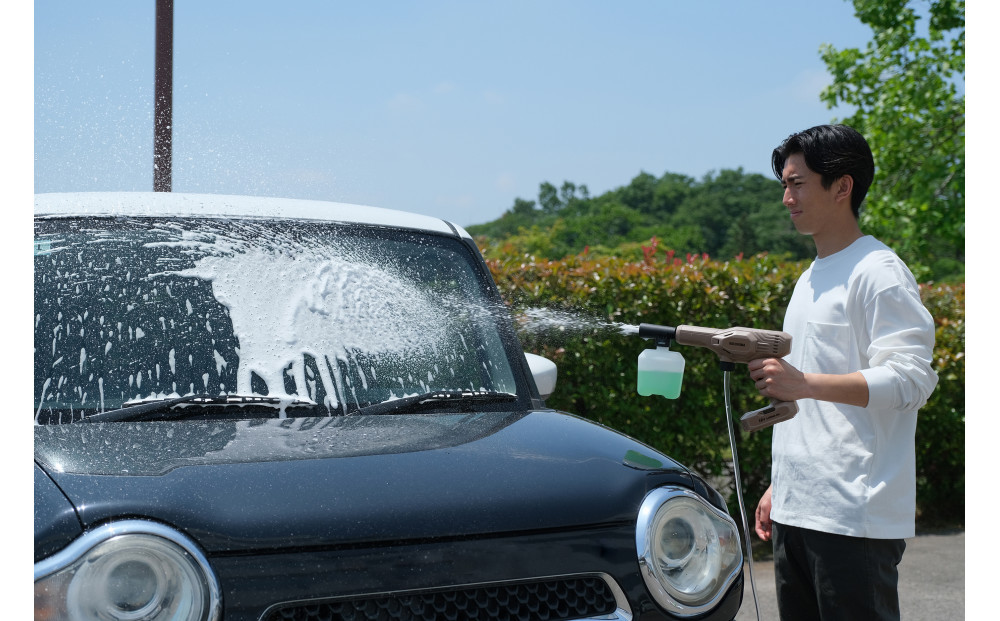 充電式ハンディーウォッシャー JHW-102　ペールブラウン