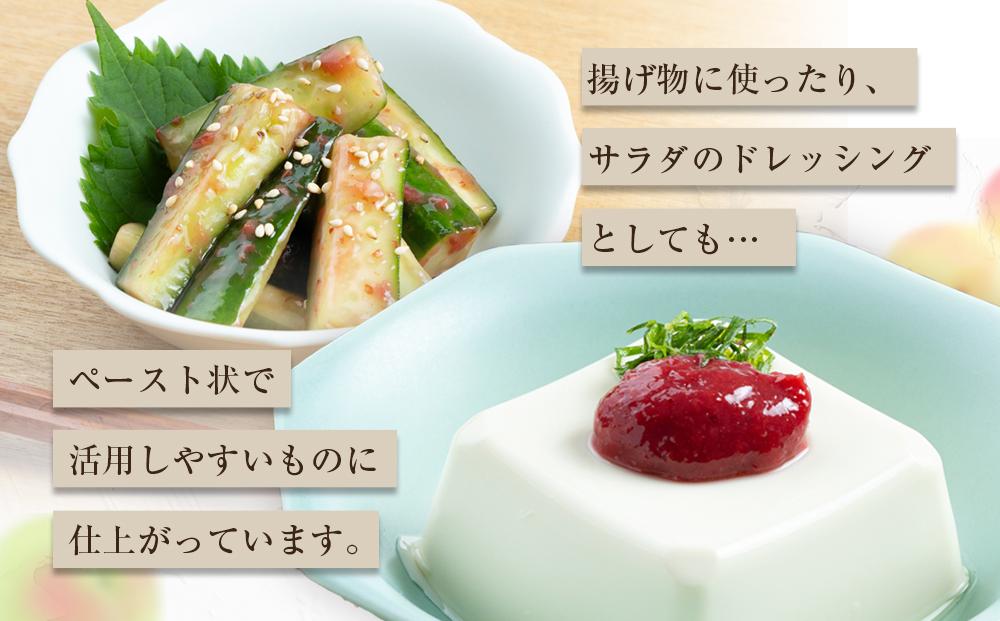 【ふるさと納税】宮城県角田産【無添加】まごころ手作り練り梅(160g)×3個