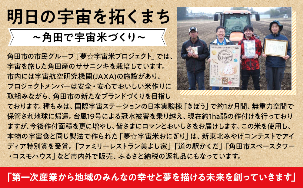 夢☆宇宙米おにぎり 3種類詰め合わせ（9食）【8月上旬より順次発送開始】