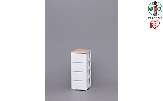 ウッドトップチェストHG-324ホワイト／ペアー