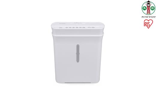 シュレッダー マイクロクロスカット 4枚同時細断 パーソナルシュレッダー 細密 ホームシュレッダー アイリスオーヤマ 静音 家庭用 おしゃれ A4用紙 細断 PS-A4M-Wホワイト