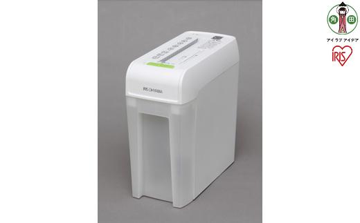 シュレッダー クロスカット 6枚同時細断 アイリスオーヤマ CD対応 A4用紙 家庭用 細断 セキュリティP6HC ホワイト