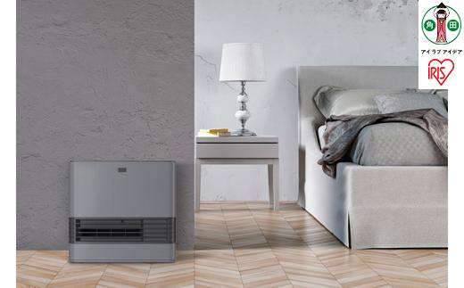 大風量加湿セラミックファンヒーター 1200W ACHHM12A-H グレー アイリスオーヤマ｜即暖 温風3モード