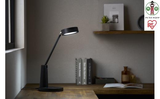 LEDデスクライトQi充電シリーズ平置きタイプ調光調色　LDL-QF02DL-B　ブラック