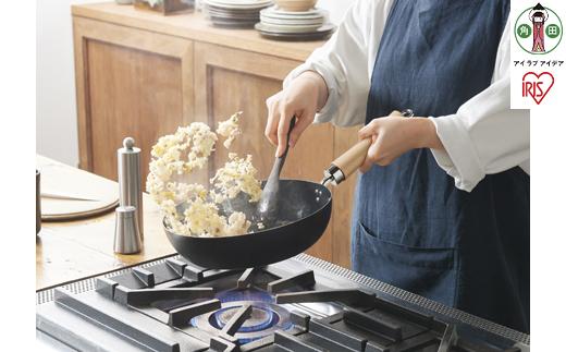 フライパン　鉄フライパン 炒め鍋 28cm SCW-28 ブラック