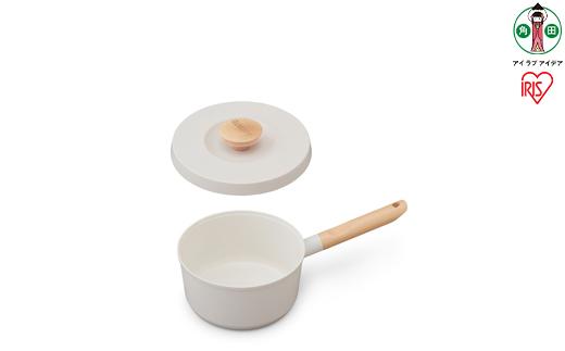 鍋　18cm　片手無加水鍋 LUO-P18 ホワイト　LUONTO