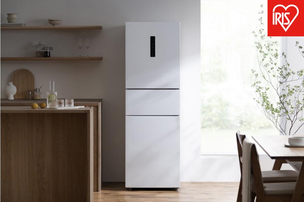 冷蔵庫 ノンフロン冷凍冷蔵庫 235L アイリスオーヤマ 大容量 冷凍室最大123L 自動霜取り一人暮らし 家庭用 幅56.2 冷蔵 冷凍 冷蔵保存 冷凍保存 家電 電化製品 使いやすい 便利 おすすめ 人気 アイリス IRSN-HF24A-W ホワイト