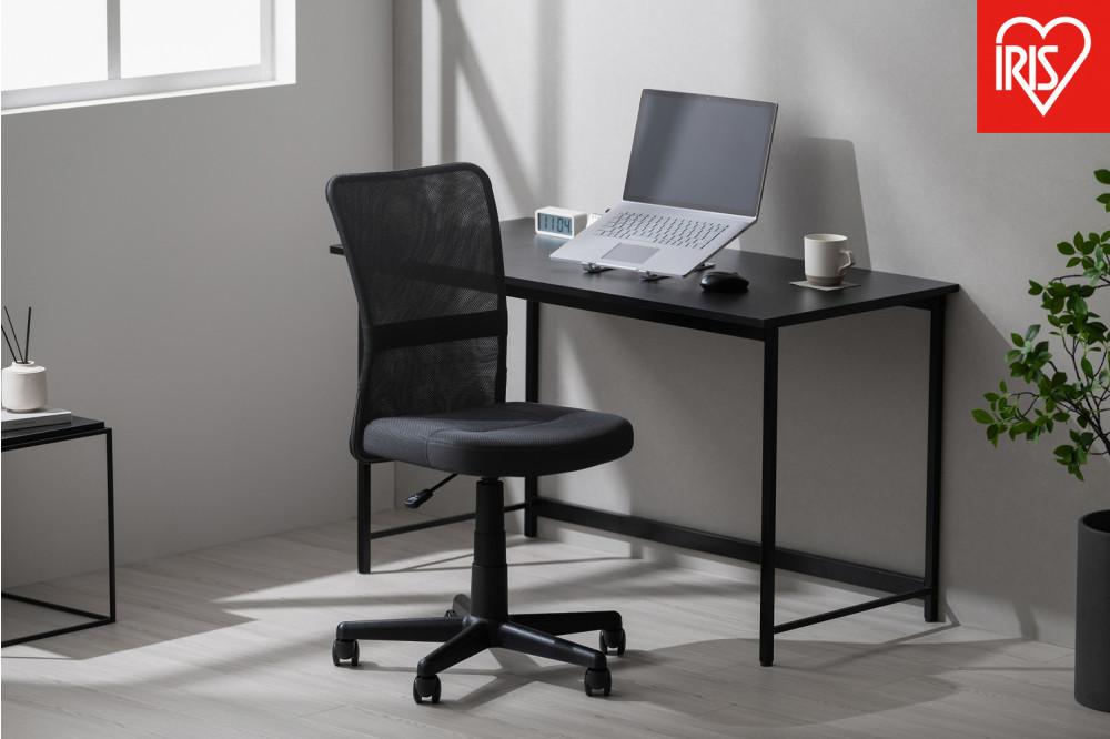 椅子 メッシュ バックチェア チェア S字背もたれ 全面メッシュ アイリスオーヤマ キャスター付 オフィス OFC-MBR ブラック