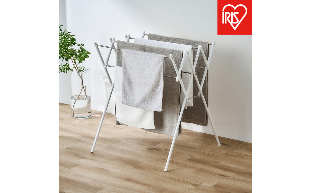 物干し 伸縮タオル干し SWX-700RC ホワイト