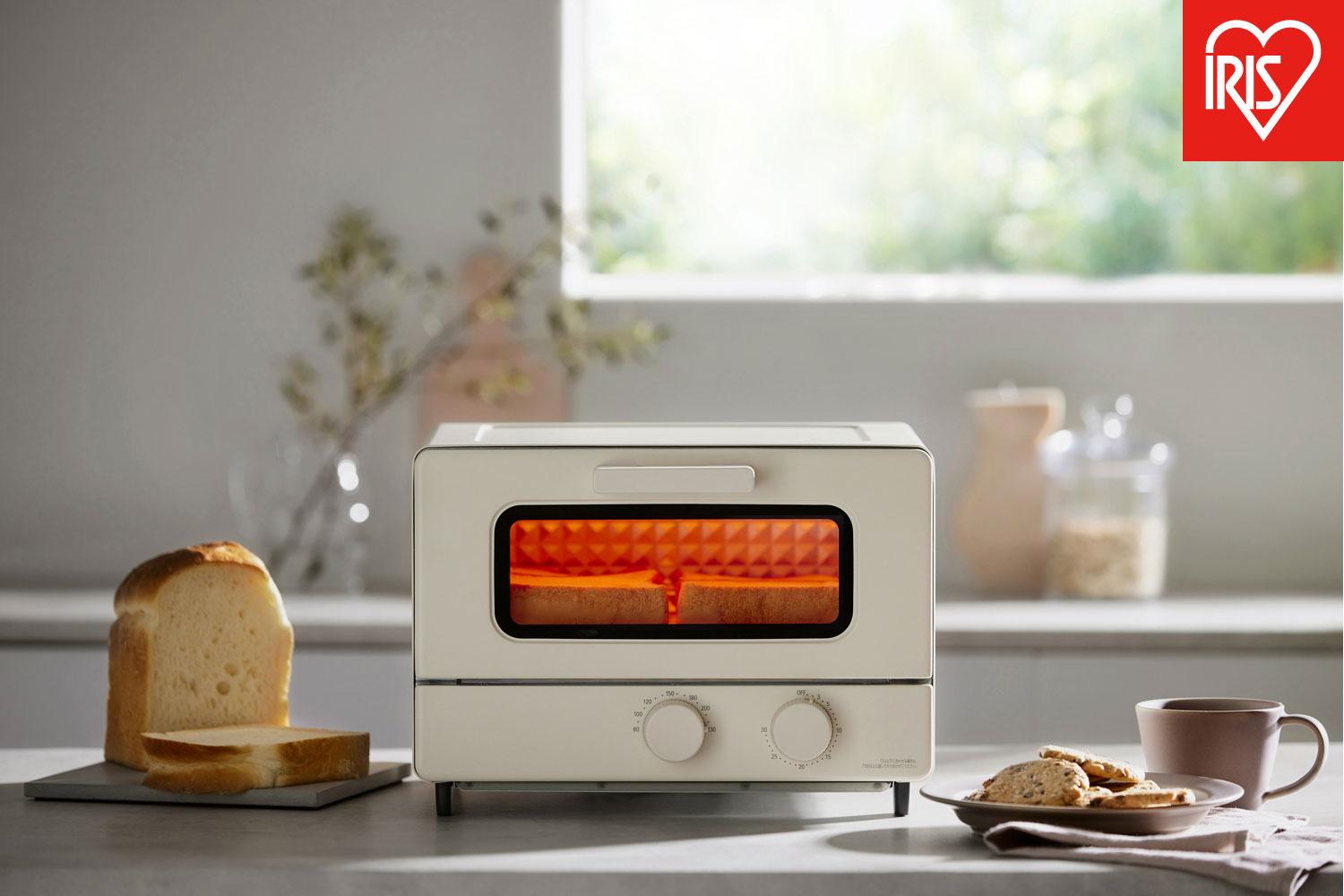 トースター オーブントースター 4枚焼き アイリスオーヤマ 家電 キッチン家電 電化製品 新生活 おしゃれ 一人暮らし かわいい 使いやすい EOT-401-C アイボリー