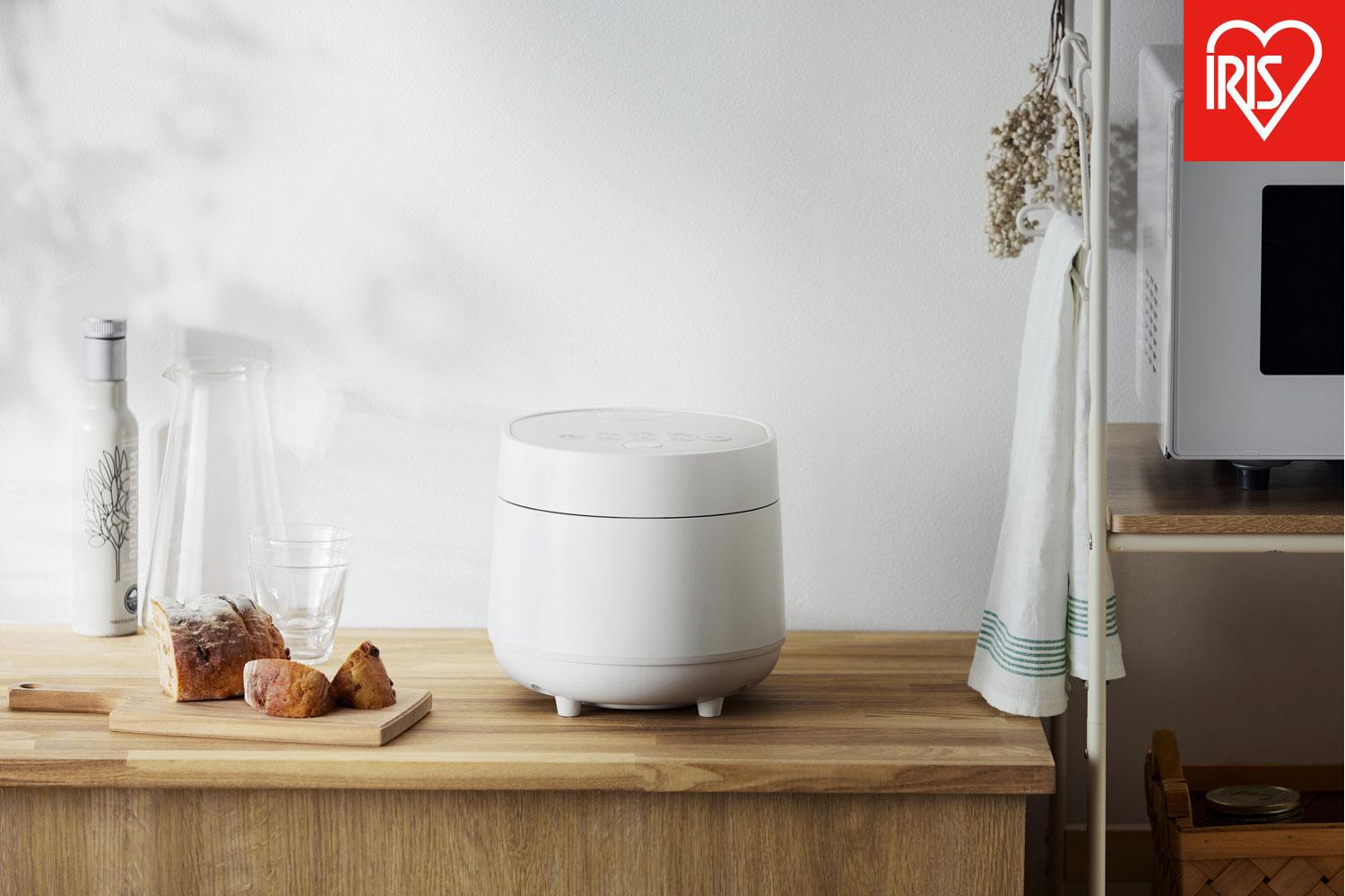 炊飯器 マイコンジャー炊飯器 3合 RC-MGA30-WH ナチュラルホワイト