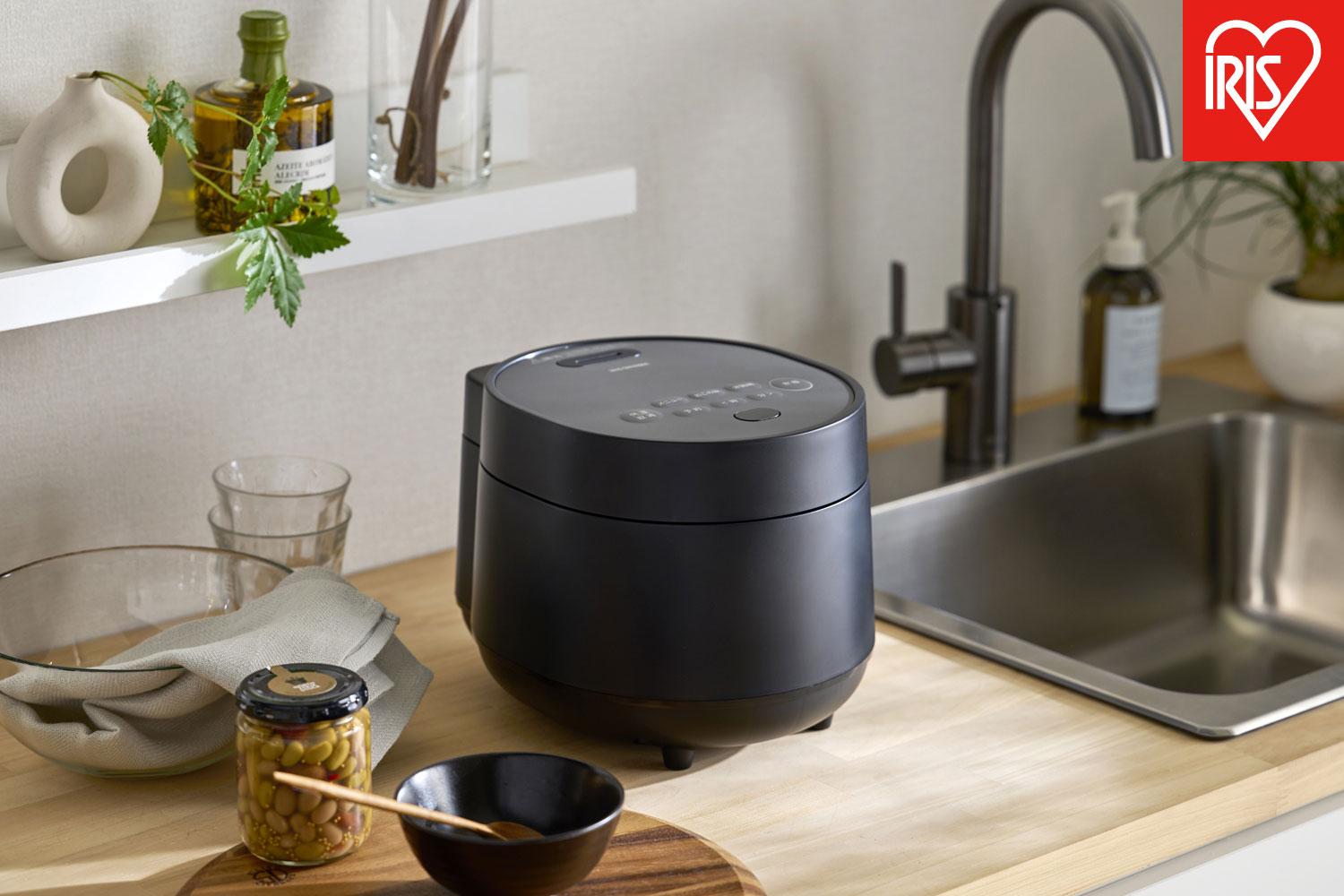 炊飯器 マイコンジャー炊飯器 3合 RC-MGA30-BH ナチュラルブラック