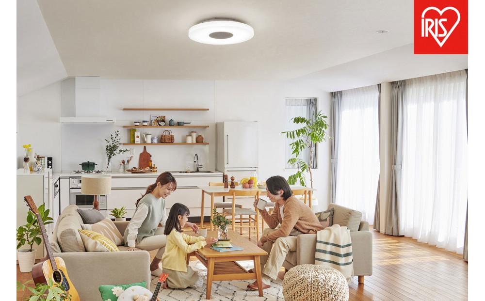 LED シーリングライト 12畳 調光 調色 スピーカー 工具・工事不要 リモコン付き 照明 スピーカーシーリングライト アイリスオーヤマ 家電 電化製品  おやすみタイマー 節電 省エネ CEA-2112DLSP