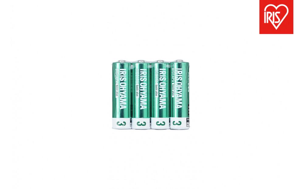 乾電池 BIGCAPA basic plus アルカリ乾電池  単3形4本パック LR6Bbp/4S