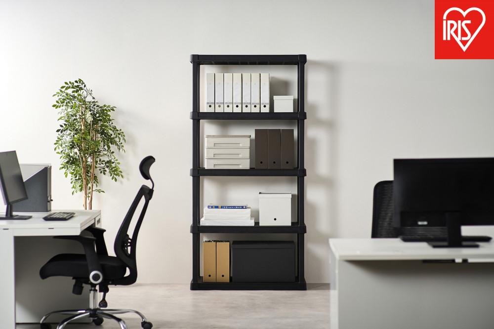 プラスチックラック5段 PLR-9145 ブラック