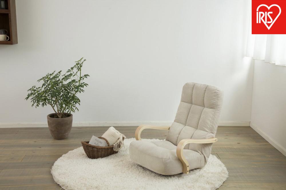 イス ウッドアームチェア回転タイプ WAC-K ベージュ