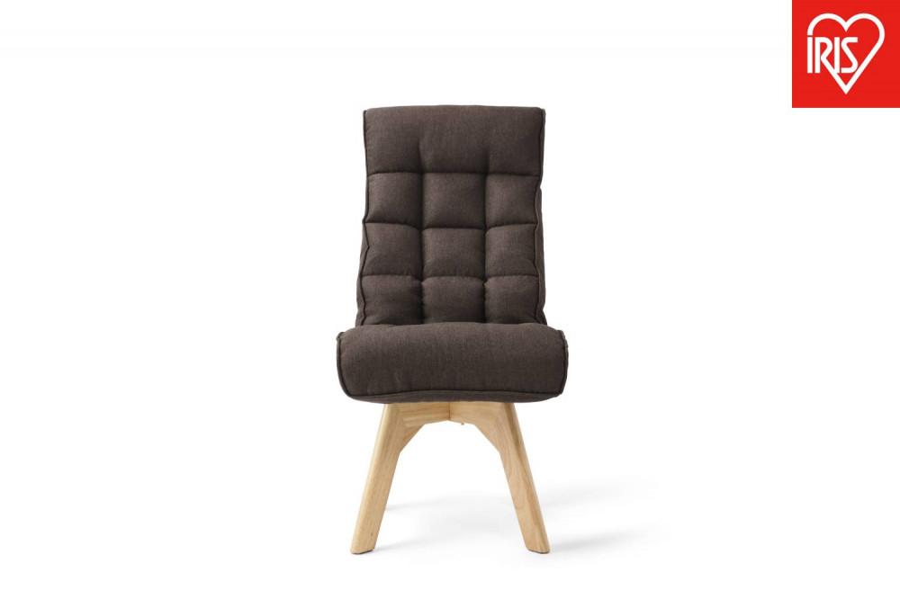 イス 回転ファブリックチェア FACN-K ブラウン