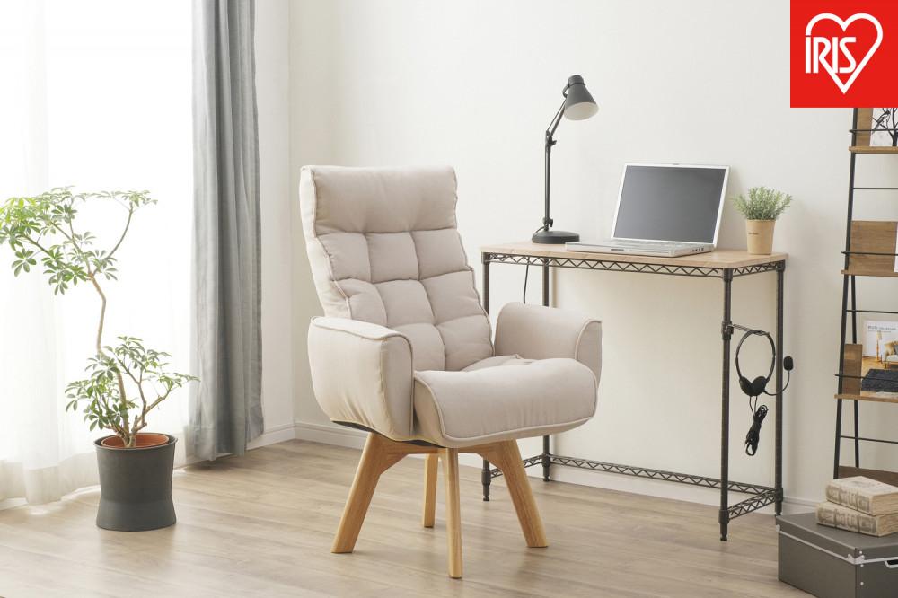 イス 回転ファブリックチェア FACN-KH アイボリー