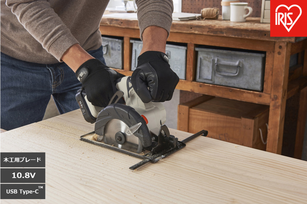 充電式丸のこ１０．８Ｖ JSC125TC サンドベージュ