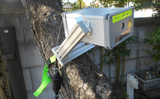 害獣撃退装置 逃げまるくん OSK-03 AC100V仕様 動物撃退器 害獣対策器