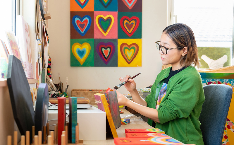 NFTイラスト～特別な記念日をNFTイラストで。～　NFT アーティスト Hanna