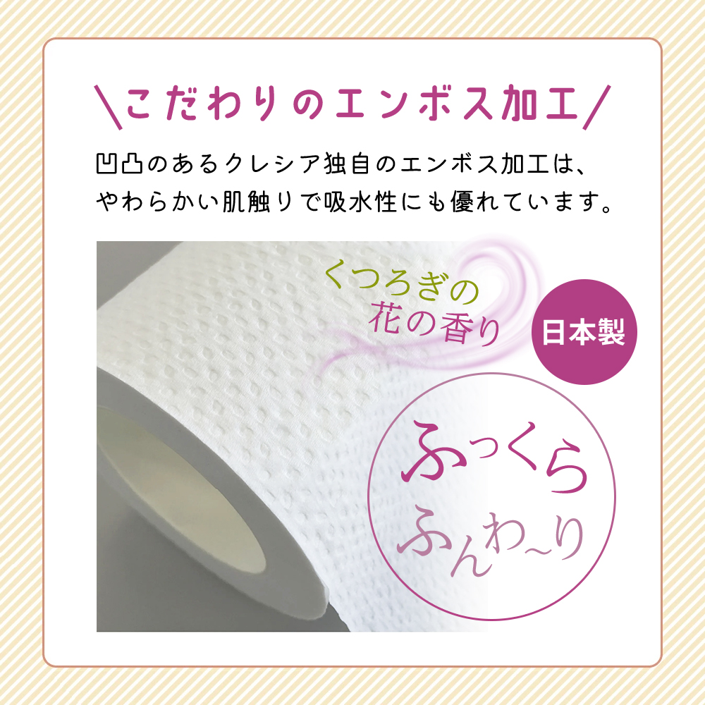 定期便 トイレットペーパー シングル スコッティ 2倍長持ち 96ロール ( 12ロール × 2パック)《 3ヶ月ごと 計  4回 》 フラワーパック 香り付き