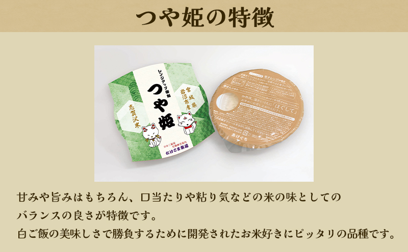 【 訳あり 商品 / 令和7年産 】レトルト つや姫 志賀沢米 レンジアップごはん 20個 セット レトルト食品 パックご飯 パックごはん